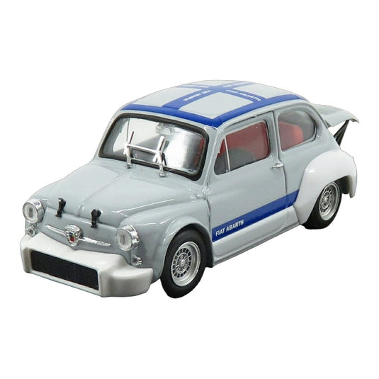 Fiatフィアット 600 Abarthアバルト 1000 Gr.2 プレゼンテーション 1970 グレー/ホワイト/ブルー / BRUMM 1/43 ミニカー