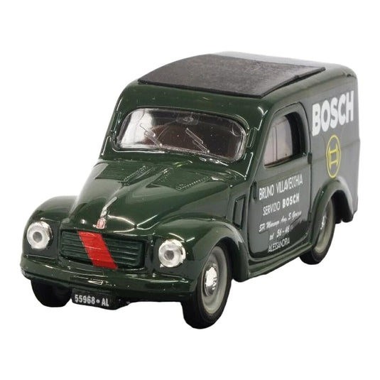 Fiatフィアット 500C Furgone 1950 BOSCH Italia Bruno Villavecchia Alessandria / BRUMM 1/43 ミニカー