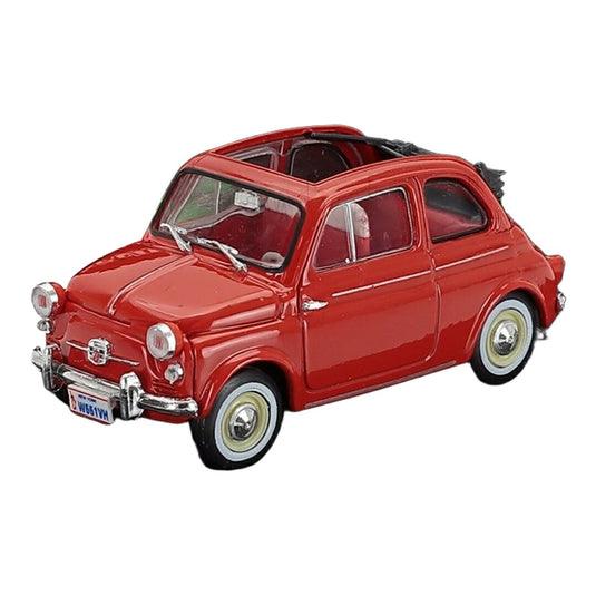 Fiatフィアット 500 アメリカ アペルタ オープン 1958 レッド / BRUMM 1/43 ミニカー