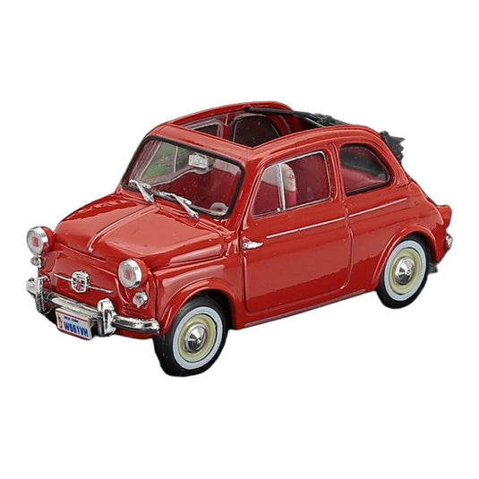 Fiatフィアット 500 アメリカ アペルタ オープン 1958 レッド / BRUMM 1/43 ミニカー
