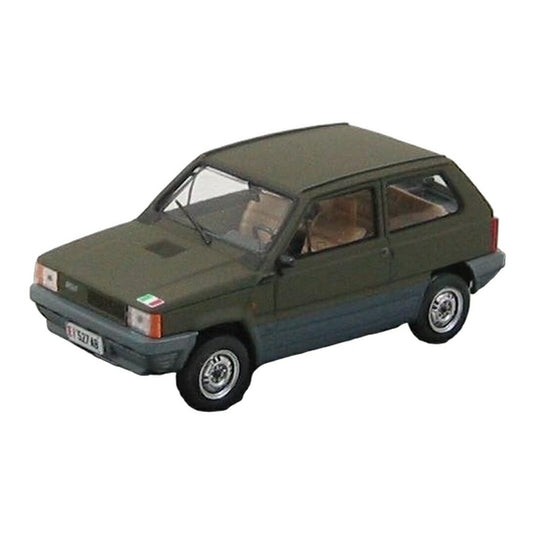 Fiatフィアット Pandaパンダ 45 Esercito Italiano 1980 ミリタリーグリーン / BRUMM 1/43 ミニカー ミリタリー模型