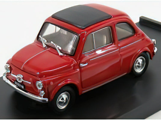 FIAT - NUOVA 500D 1960 TETTO CHIUSO - CLOSED - ROSSO MEDIO - RED/BRUMM 1/43ミニカー