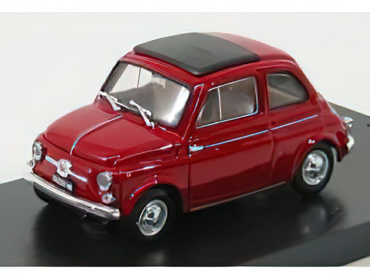 FIAT - NUOVA 500D 1960 TETTO CHIUSO - CLOSED - RED/BRUMM 1/43ミニカー