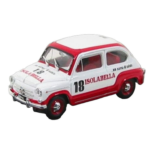 Fiatフィアット 600D Amaro 18 Isolabella 1960 ホワイト/レッド