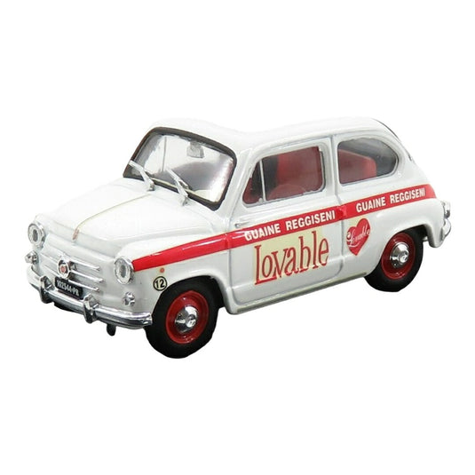 Fiatフィアット 600D Lovable 1965 ホワイト/レッド