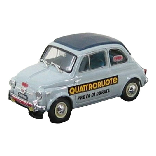 Fiatフィアット 500 Nuova 1958 Prova di Durata Quattroruote グレー / BRUMM 1/43 ミニカー