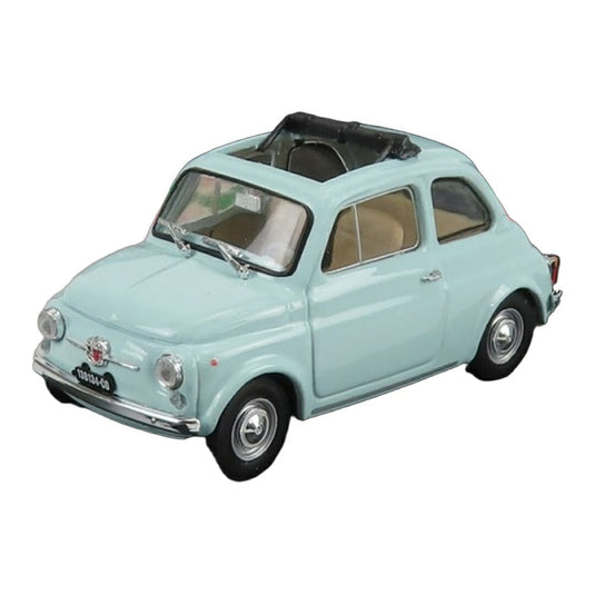 Fiatフィアット 500F オープン 1965 ライトブルー / BRUMM 1/43 ミニカー