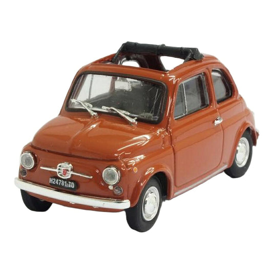 Fiatフィアット 500F 1965-1972 オープン オレンジ / BRUMM 1/43 ミニカー