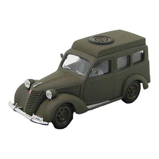 Fiatフィアット 1100 フルゴネ カラビニエリ ラジオモービル 1950 ミリタリーグリーン 警察車両 / BRUMM 1/43 ミニカー ミリタリー模型