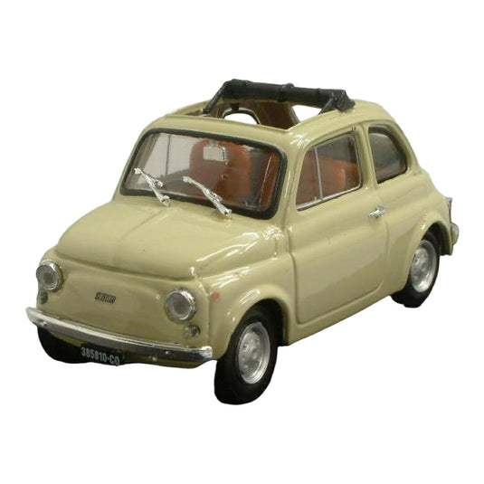 Fiatフィアット 500R 1972-75 オープン アイボリー / BRUMM 1/43 ミニカー