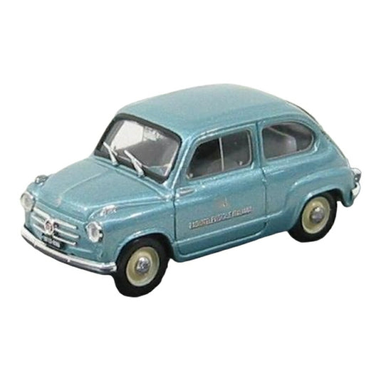 Fiatフィアット 600 Iシリーズ RAI RADIOTELEVISIONE ITALIANA 1960 ライトブルーメタリック SERIE CAROSELLO ITALIANO / BRUMM 1/43 ミニカー