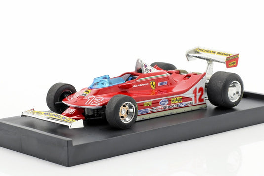 G.Villeneuve ジル・ヴィルヌーヴ Ferrariフェラーリ 312 T4 1979 レッド