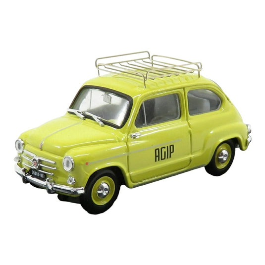 Fiatフィアット 600D AGIP 1960 イエロー SERIE CAROSELLO ITALIANO / BRUMM 1/43 ミニカー
