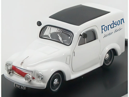 FIAT 500C フルゴーネ バン 商用車 広告車 FORDSON ブレシア カスタマーサービス 1950 ホワイト ブラック/ BRUMM 1/43 ミニカー