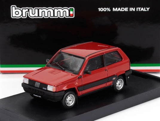 FIAT パンダ 4x4 SUPERNOVA 1986 レッド / BRUMM 1/43 ミニカー