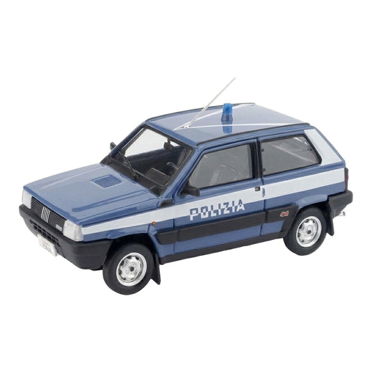 【予約】 Fiatフィアット 4x4 Supernova Polizia 1986 ブルー ホワイト 警察車両 / BRUMM 1/43 ミニカー