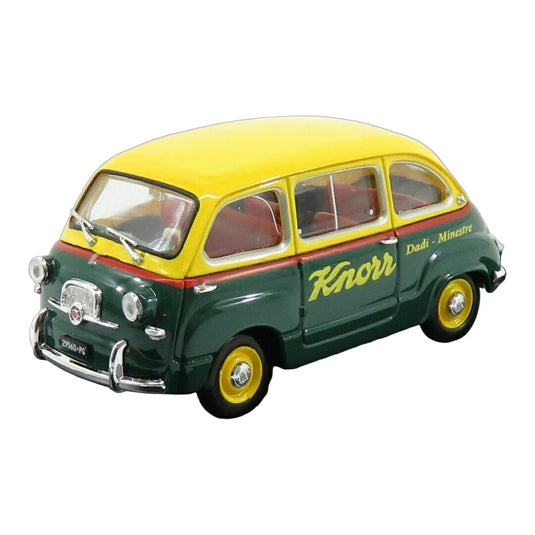 Fiatフィアット 600 Multipla Knorr クノール 1956 イエロー/ダークグリーン イタリアン・カロセロシリーズ / BRUMM 1/43 ミニカー