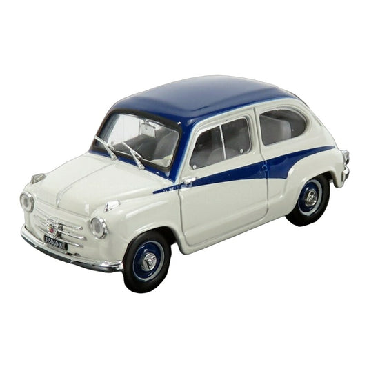 Fiatフィアット 600 750 Derivazione Abarth 1956 グレー/ブルー / BRUMM 1/43 ミニカー