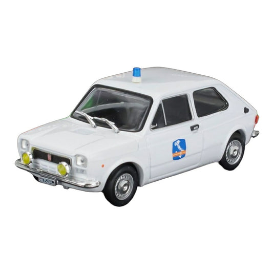 Fiatフィアット 127 1シリーズ Societa Autostrade Como-Chiasso 1971 ホワイト / BRUMM 1/43 ミニカー