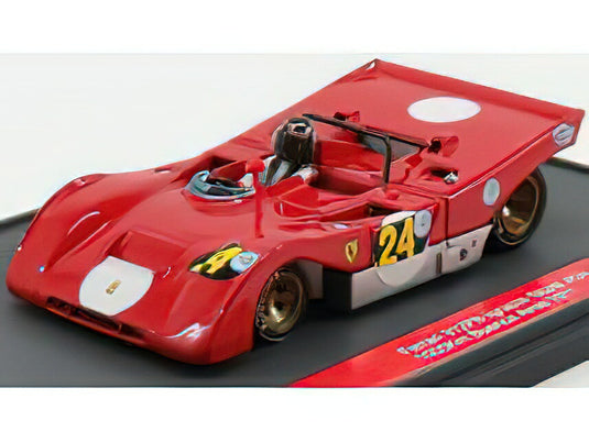 FERRARI - 312PB SPIDER N 24 1000km BUENOS AIRES 1971 IGNAZIO GIUNTI (IN MEMORIA DEL 40th ANNIVERSARIO DALLA MORTE) - RED/BRUMM PROM 1/43ミニカー