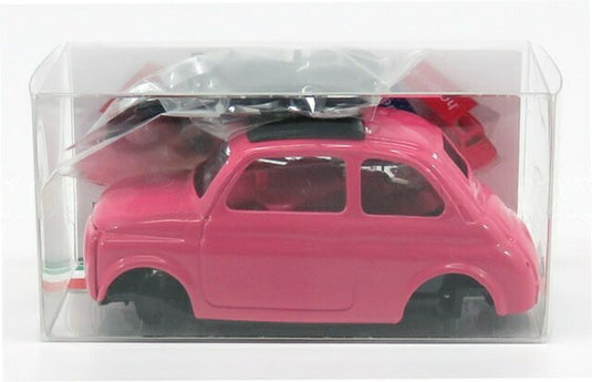 Fiatフィアット 500F 1965 ホットピンク モデルキット / BRUMM 1/43 ミニカー