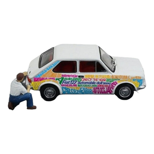 Fiatフィアット 127 1a Serie 1971 Auto dell'Anno 1972 ホワイト 200台限定 / BRUMM 1/43 ミニカー