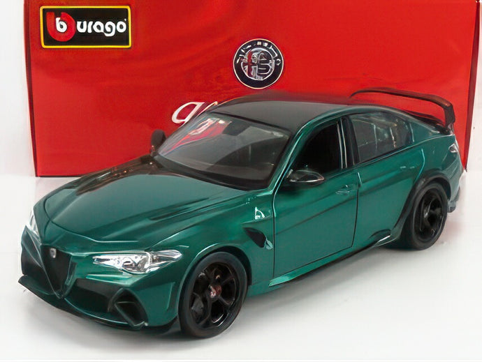 ALFA ROMEO GIULIA GTAm 2020 VERDE MONTREAL GREEN MET/BBurago 1/18ミニカー 海外限定