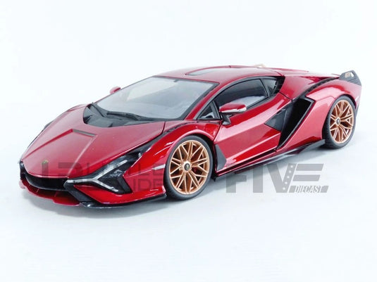 ランボルギーニ シアン FKP 37 2019 レッド / Bburago 1/18 ミニカー
