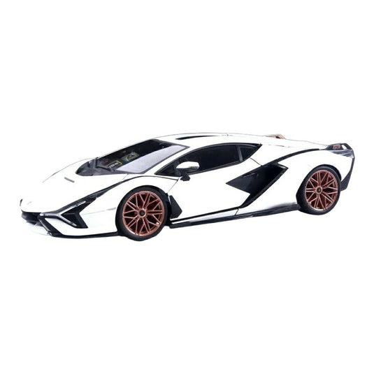 ランボルギーニ シアン FKP 37 2019 ホワイト / Bburago 1/18 ミニカー