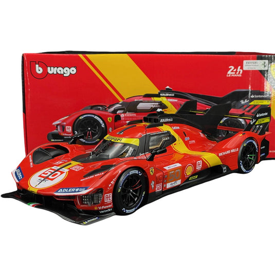Ferrariフェラーリ 499P No.50 ルマン24時間5位 2023 Fuoco / Molina / Nielsen / Bburago 1/18 ミニカー