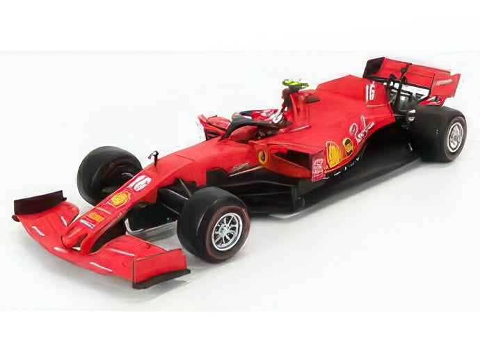 FERRARI F1 SF1000 TEAM SCUDERIA FERRARI MISSION WINNOW N 16 2nd AUSTRIAN GP 2020 C.LECLERC WITH SOFT RED WHEELS MATT RED/BBurago 1/18ミニカー