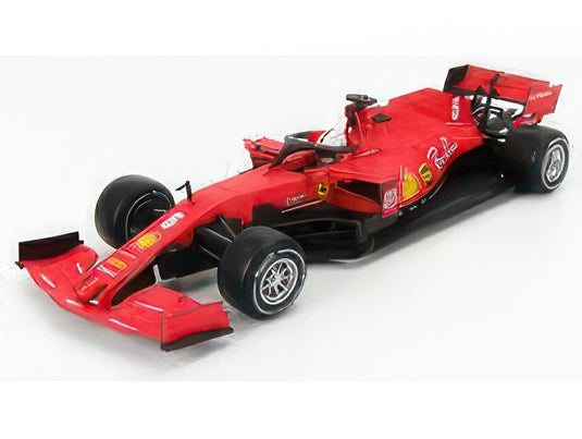 FERRARI F1 SF1000 TEAM SCUDERIA FERRARI MISSION WINNOW N 5 AUSTRIAN GP 2020 S.VETTEL WITH HARD WHITE WHEELS MATT RED/BBurago 1/18ミニカー