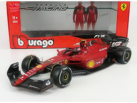 FERRARI F175 SCUDERIA FERRARI N 55 SEASON 2022 CARLOS SAINZ WHITE WHEELS RED/BBurago 1/18ミニカー