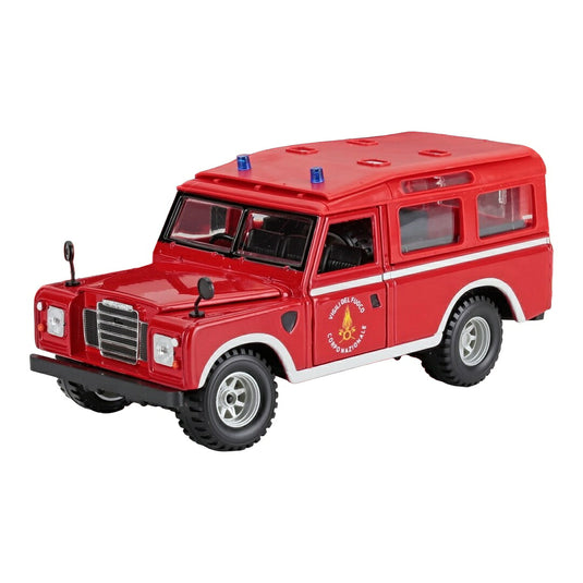 Land Roverランドローバー Defenderディフェンダー MKII Vigili del Fuoco 1995 レッド ホワイト / Bburago 1/24 ミニカー