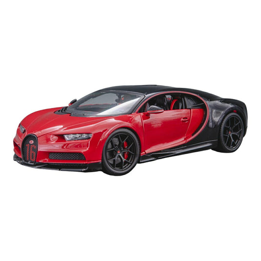 Bugattiブガッティ Chironシロン Sport レッド ブラック ダイキャストモデル ミニカー /Bburago 1/18