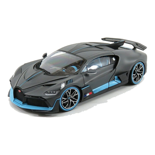 【予約】 Bugattiブガッティ Divo 2018 マットグレー ライトブルー / Bburago 1/18 ミニカー