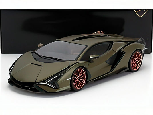LAMBORGHINI SIAN FKP 37 HYBRID 2020 ベルデギア グリーンメタリック/ Bburago 1/18 ミニカー