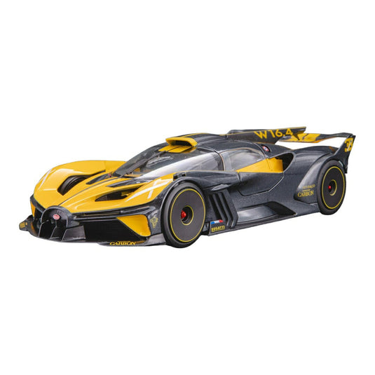 Bugattiブガッティ Bolide ボリード 2020 イエロー グレーメタリック ダイキャストモデル ミニカー /Bburago 1/18