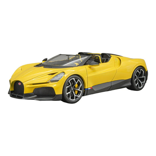 Bugattiブガッティ W16 Mistral ミストラル カブリオレ イエロー ブラック ダイキャストモデル ミニカー /Bburago 1/18