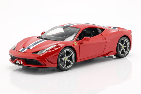Ferrariフェラーリ 458 Speciale レッド ホワイト ブルー / Bburago 1/18 ミニカー