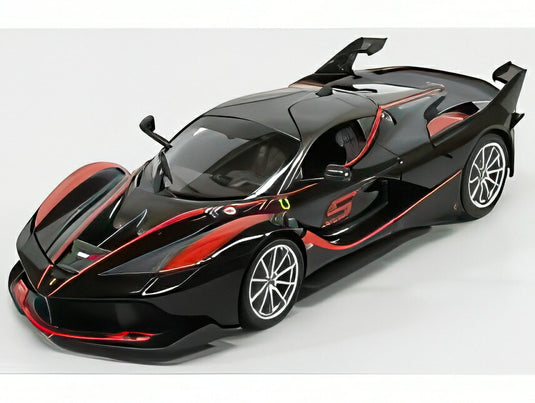 FERRARI FXX-K N 5 2018 ブラック/ Bburago 1/18 ミニカー