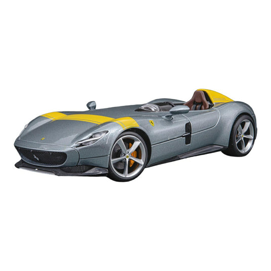 Ferrariフェラーリ Monza SP1 2019 グレーメタリック ダイキャストモデル ミニカー /Bburago 1/18