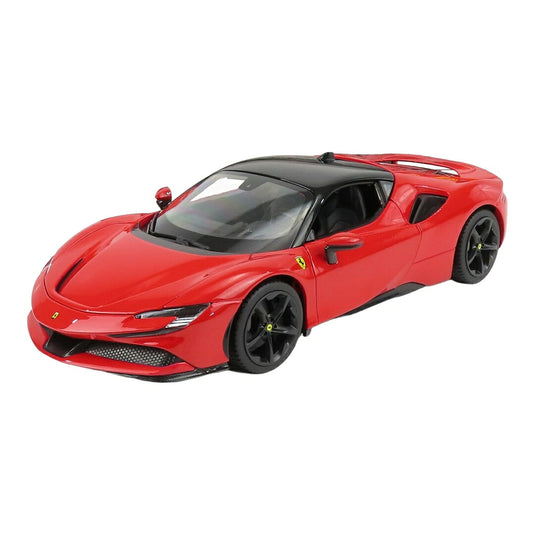 Ferrariフェラーリ SF90 Stradale ハイブリッド 2019 レッド ブラック / Bburago 1/18 ミニカー