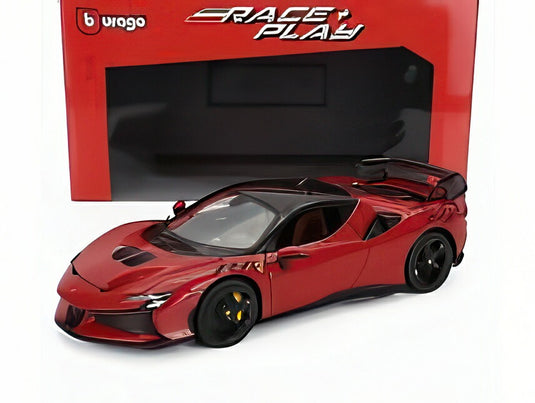 【予約】2025年発売予定FERRARI SF90 XX STRADALE 2024 ロッソコルサ レッドブラック/ Bburago 1/18 海外限定ミニカー