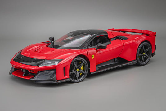 Ferrariフェラーリ F80 レッド ダイキャストモデル ミニカー /Bburago 1/18