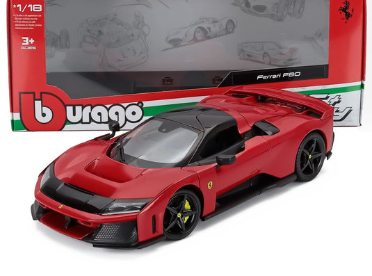 【予約】フェラーリ F80 2024年 ロッソ・スクーデリア / Bburago 1/18 ミニカー