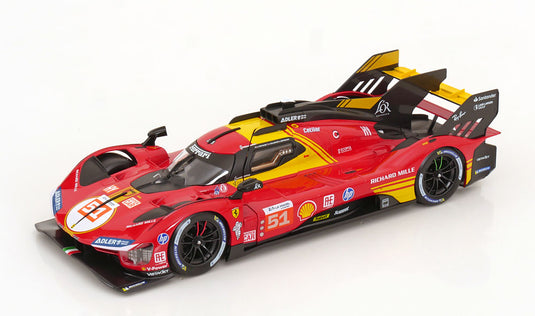 Ferrariフェラーリ 499P No 51 24h Le Mansル・マン 2024 Guidi/Calado/Giovinazzi / Bburago 1/18 ミニカー