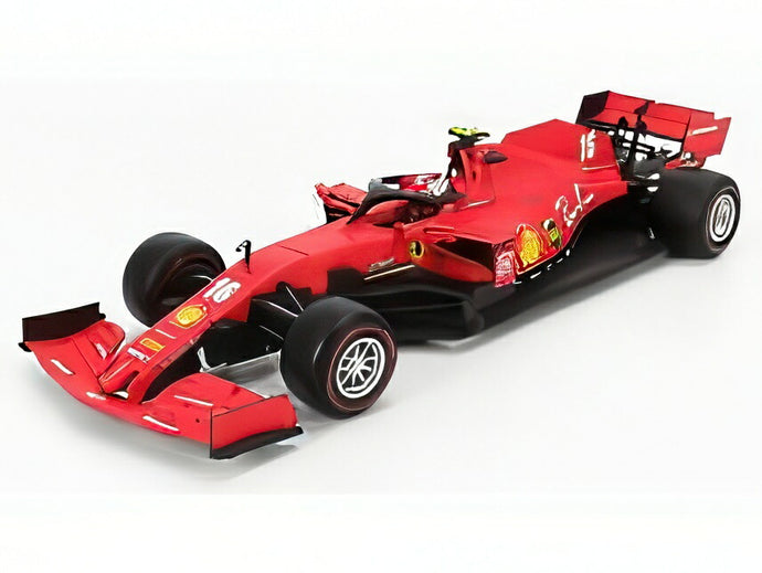 フェラーリ F1 SF1000 チーム スクーデリア フェラーリ ミッション ウィノウ N 16 2位 オーストリアGP 2020 C.ルクレール ソフトレッドホイール付き マットレッド/ Bburago 1/18 海外限定ミニカー