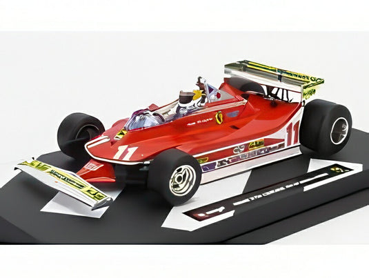 【予約】2025年発売予定FERRARI F1 312T4 ショートテール N 11 優勝 モナコGP ジョディ・シェクター (ドライバー付き) 1979 ワールドチャンピオン レッド/Bburago 1/18ミニカー 海外限定