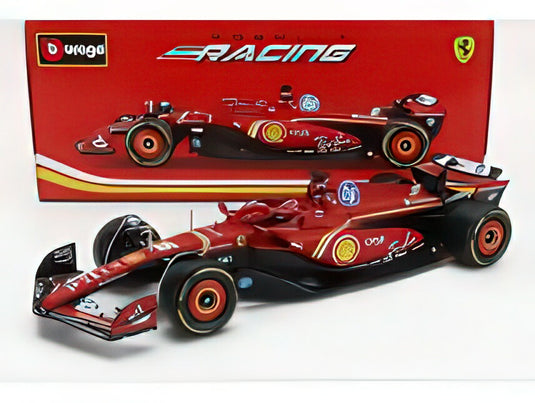 FERRARI  F1  SF24 TEAM SCUDERIA FERRARI N 16 SEASON 2024 CHARLES LECLERC  RED BLACK/Bburago 1/18ミニカー